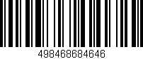 Código de barras (EAN, GTIN, SKU, ISBN): '498468684646'
