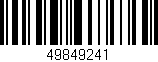 Código de barras (EAN, GTIN, SKU, ISBN): '49849241'