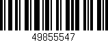 Código de barras (EAN, GTIN, SKU, ISBN): '49855547'