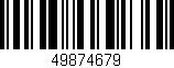 Código de barras (EAN, GTIN, SKU, ISBN): '49874679'
