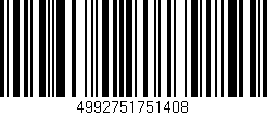 Código de barras (EAN, GTIN, SKU, ISBN): '4992751751408'