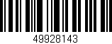 Código de barras (EAN, GTIN, SKU, ISBN): '49928143'