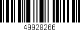 Código de barras (EAN, GTIN, SKU, ISBN): '49928266'