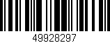 Código de barras (EAN, GTIN, SKU, ISBN): '49928297'