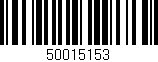 Código de barras (EAN, GTIN, SKU, ISBN): '50015153'