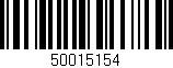 Código de barras (EAN, GTIN, SKU, ISBN): '50015154'