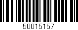 Código de barras (EAN, GTIN, SKU, ISBN): '50015157'