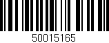 Código de barras (EAN, GTIN, SKU, ISBN): '50015165'
