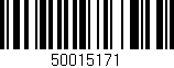 Código de barras (EAN, GTIN, SKU, ISBN): '50015171'