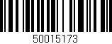 Código de barras (EAN, GTIN, SKU, ISBN): '50015173'