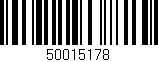 Código de barras (EAN, GTIN, SKU, ISBN): '50015178'