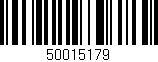 Código de barras (EAN, GTIN, SKU, ISBN): '50015179'