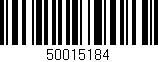 Código de barras (EAN, GTIN, SKU, ISBN): '50015184'