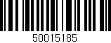 Código de barras (EAN, GTIN, SKU, ISBN): '50015185'