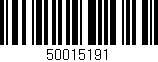 Código de barras (EAN, GTIN, SKU, ISBN): '50015191'