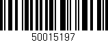 Código de barras (EAN, GTIN, SKU, ISBN): '50015197'
