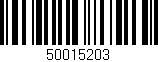 Código de barras (EAN, GTIN, SKU, ISBN): '50015203'