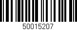 Código de barras (EAN, GTIN, SKU, ISBN): '50015207'