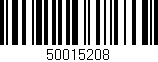 Código de barras (EAN, GTIN, SKU, ISBN): '50015208'