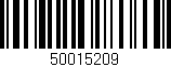 Código de barras (EAN, GTIN, SKU, ISBN): '50015209'