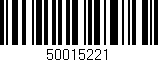 Código de barras (EAN, GTIN, SKU, ISBN): '50015221'