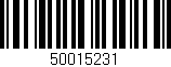 Código de barras (EAN, GTIN, SKU, ISBN): '50015231'