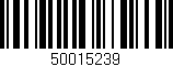 Código de barras (EAN, GTIN, SKU, ISBN): '50015239'