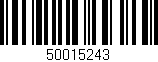 Código de barras (EAN, GTIN, SKU, ISBN): '50015243'