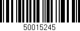 Código de barras (EAN, GTIN, SKU, ISBN): '50015245'