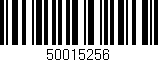 Código de barras (EAN, GTIN, SKU, ISBN): '50015256'
