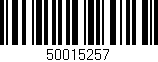 Código de barras (EAN, GTIN, SKU, ISBN): '50015257'