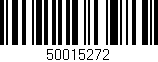 Código de barras (EAN, GTIN, SKU, ISBN): '50015272'