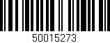 Código de barras (EAN, GTIN, SKU, ISBN): '50015273'