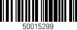 Código de barras (EAN, GTIN, SKU, ISBN): '50015299'