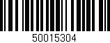 Código de barras (EAN, GTIN, SKU, ISBN): '50015304'