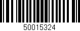 Código de barras (EAN, GTIN, SKU, ISBN): '50015324'