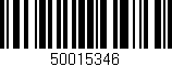 Código de barras (EAN, GTIN, SKU, ISBN): '50015346'