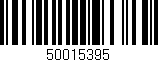 Código de barras (EAN, GTIN, SKU, ISBN): '50015395'