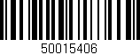 Código de barras (EAN, GTIN, SKU, ISBN): '50015406'