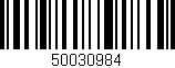 Código de barras (EAN, GTIN, SKU, ISBN): '50030984'