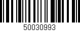 Código de barras (EAN, GTIN, SKU, ISBN): '50030993'