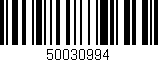 Código de barras (EAN, GTIN, SKU, ISBN): '50030994'