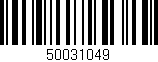Código de barras (EAN, GTIN, SKU, ISBN): '50031049'