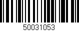 Código de barras (EAN, GTIN, SKU, ISBN): '50031053'