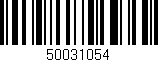 Código de barras (EAN, GTIN, SKU, ISBN): '50031054'