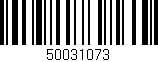Código de barras (EAN, GTIN, SKU, ISBN): '50031073'