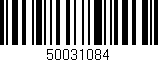 Código de barras (EAN, GTIN, SKU, ISBN): '50031084'