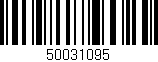 Código de barras (EAN, GTIN, SKU, ISBN): '50031095'