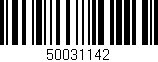 Código de barras (EAN, GTIN, SKU, ISBN): '50031142'