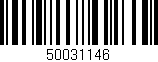 Código de barras (EAN, GTIN, SKU, ISBN): '50031146'